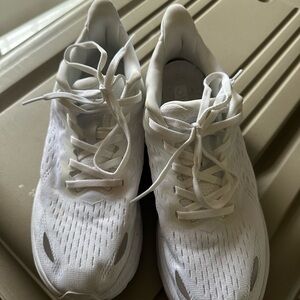 Hoka One One White Running Shoes